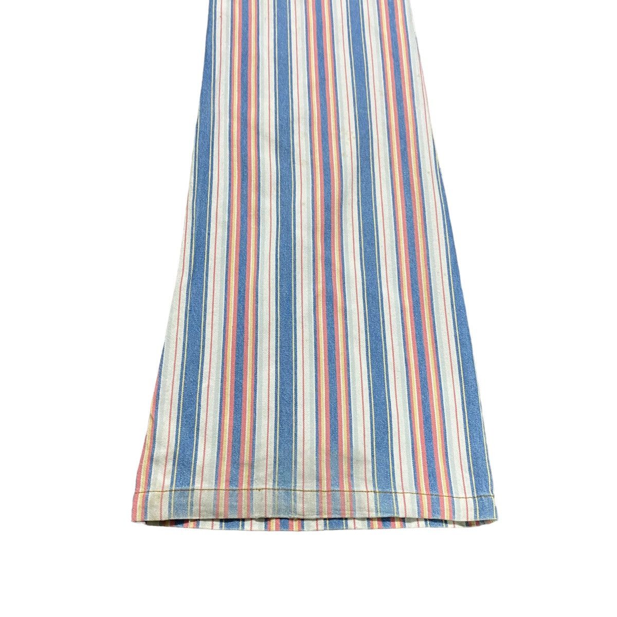 Japanese Brand Super Flare🔥 BOURBON HOUSE striped Flare Pants Size US 30 / EU 46 - 15 Thumbnail