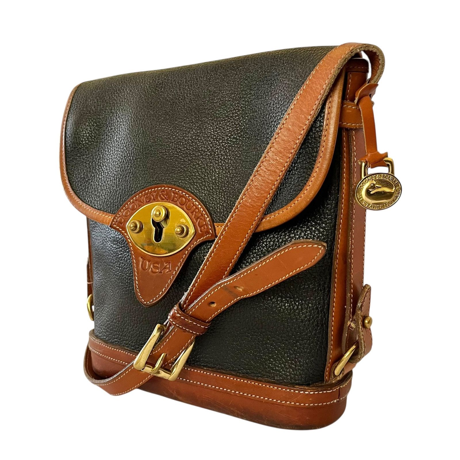 Dooney & Bourke × Vintage Vintage Dooney & Bourke Cavalry Spectator AWL Shoulder Bag Size ONE SIZE - 12 Thumbnail