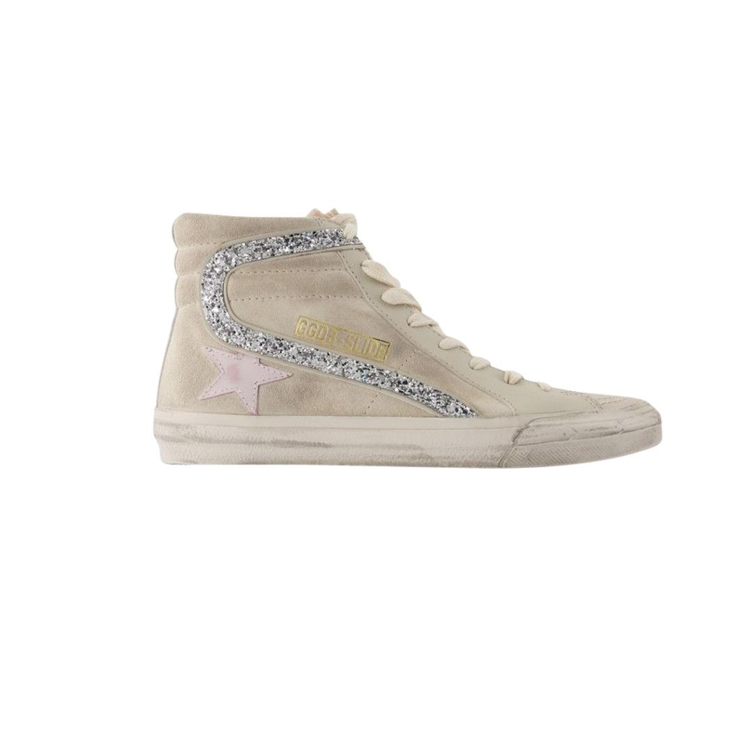 Golden Goose o1s22i1n0824 Hi-Top Sneakers in Beige Size US 6 / IT 36 - 1 Thumbnail