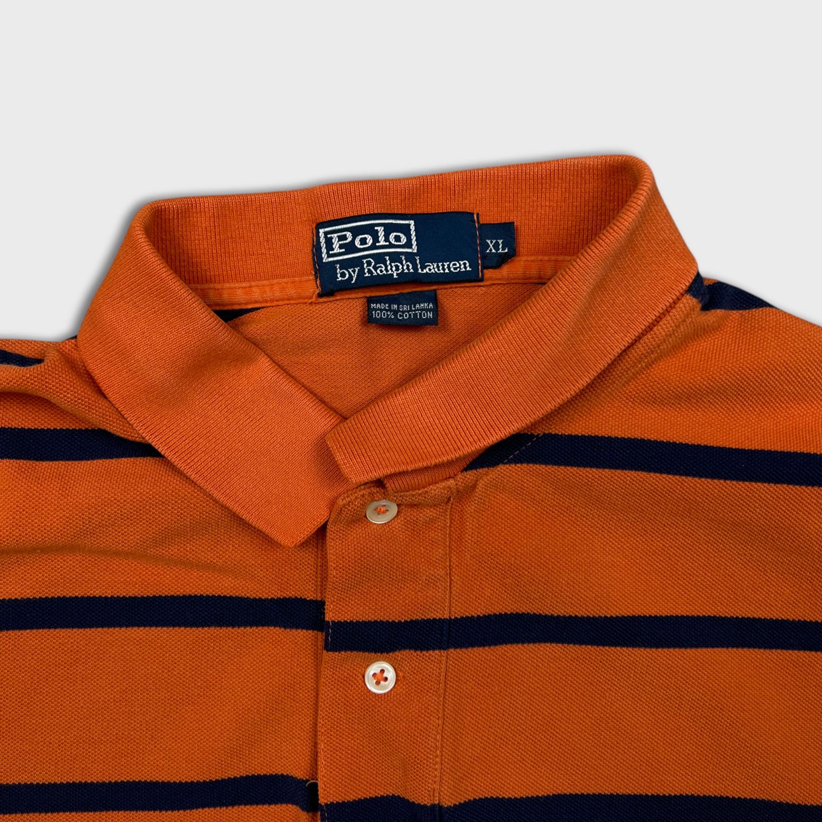 Polo Ralph Lauren VTG 90s Polo Ralph Lauren Shirt XL Pony Striped Short Sleeve Size US XL / EU 56 / 4 - 2 Thumbnail