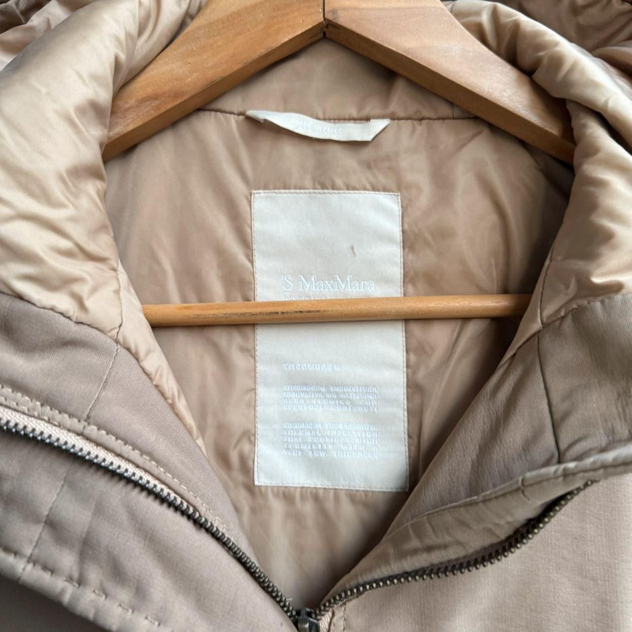 Max Mara Max Mara Jacket Parka Womans Beige Warmed Winter Coat Size M / US 6-8 / IT 42-44 - 6 Thumbnail