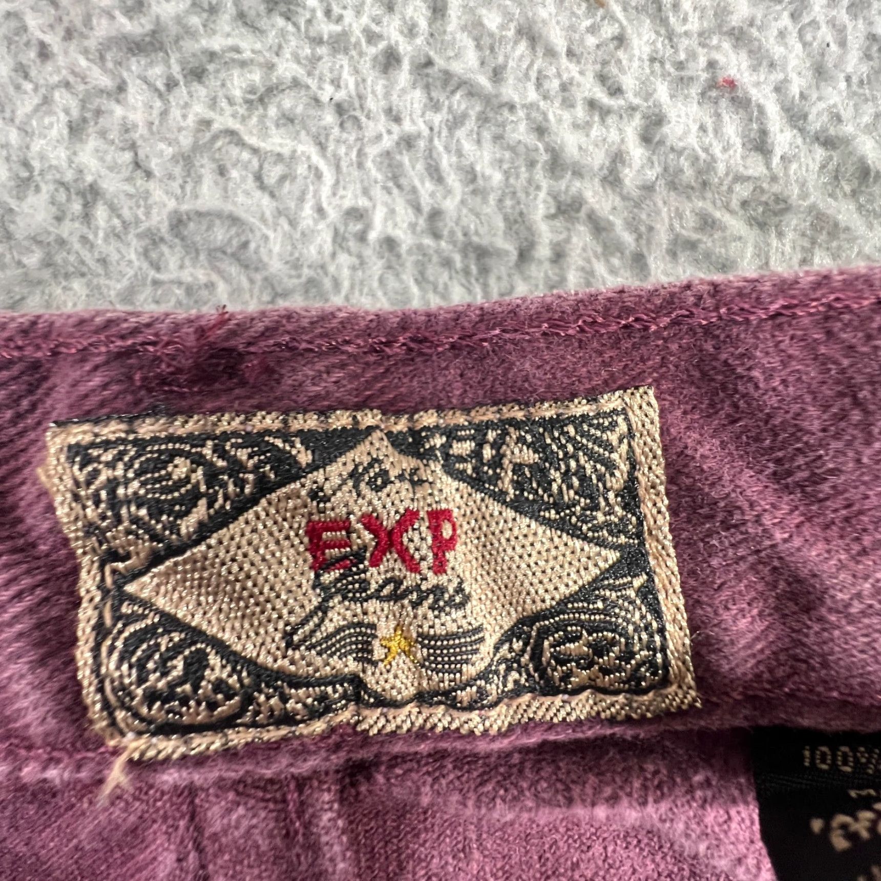 Express VINTAGE Express Jeans Womens 6 Purple 80s Tapered High Rise Mom Pants Size 28" / US 6 / IT 42 - 6 Thumbnail