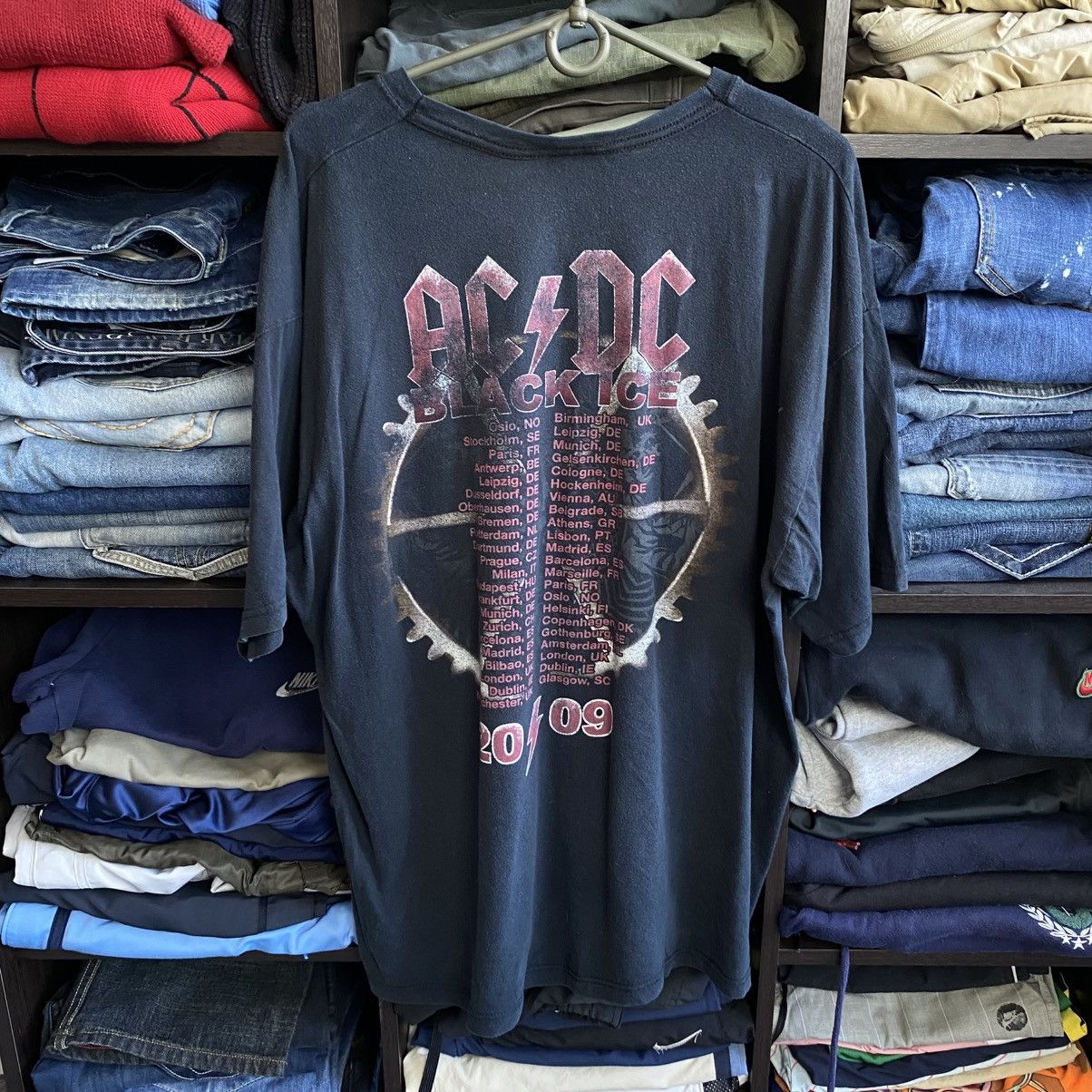 Band Tees Vintage Acdc 2009 Black Ice Big Logo rock band tee Size US XXL / EU 58 / 5 - 5 Thumbnail