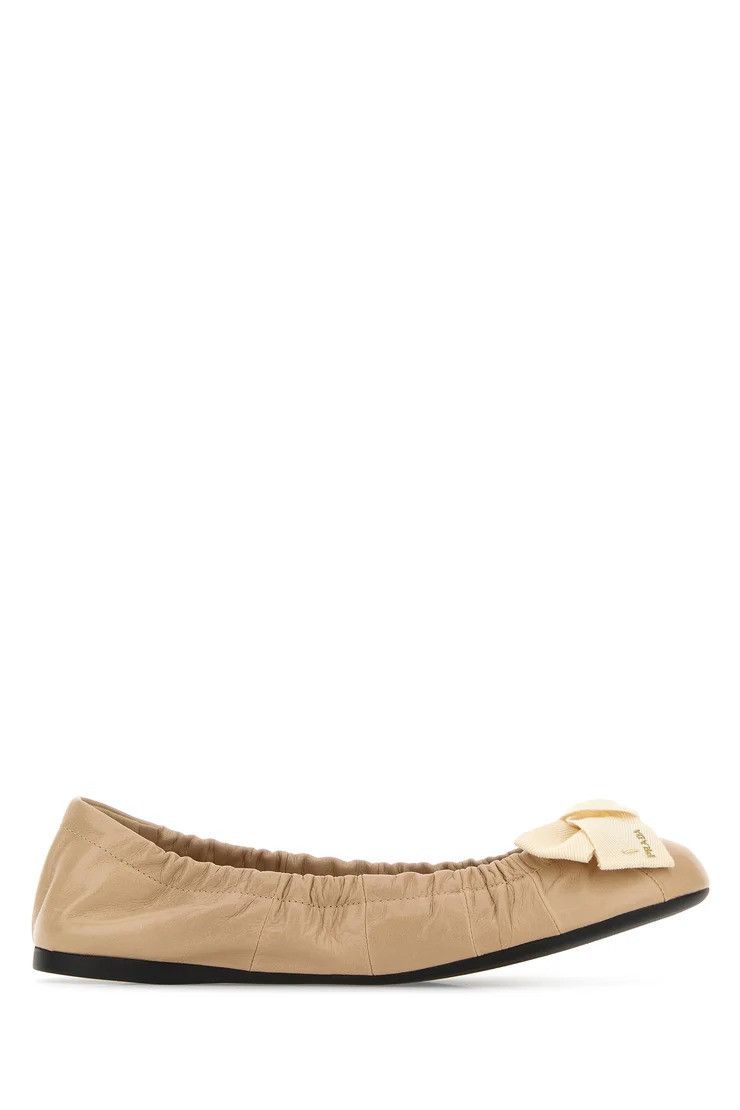 Prada Prada Leather Ballets Flat With Bow IT 38 Women - USA Duties Paid Size US 8 / IT 38 - 1 Thumbnail