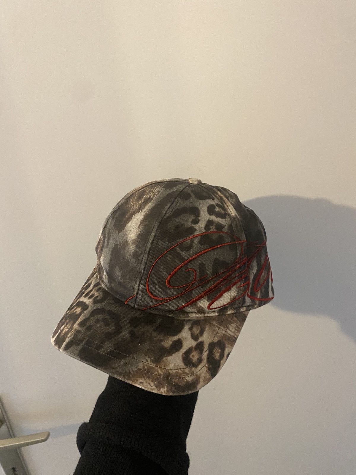 Mowalola MOWALOLA LEOPARD CAP Size ONE SIZE - 1 Thumbnail