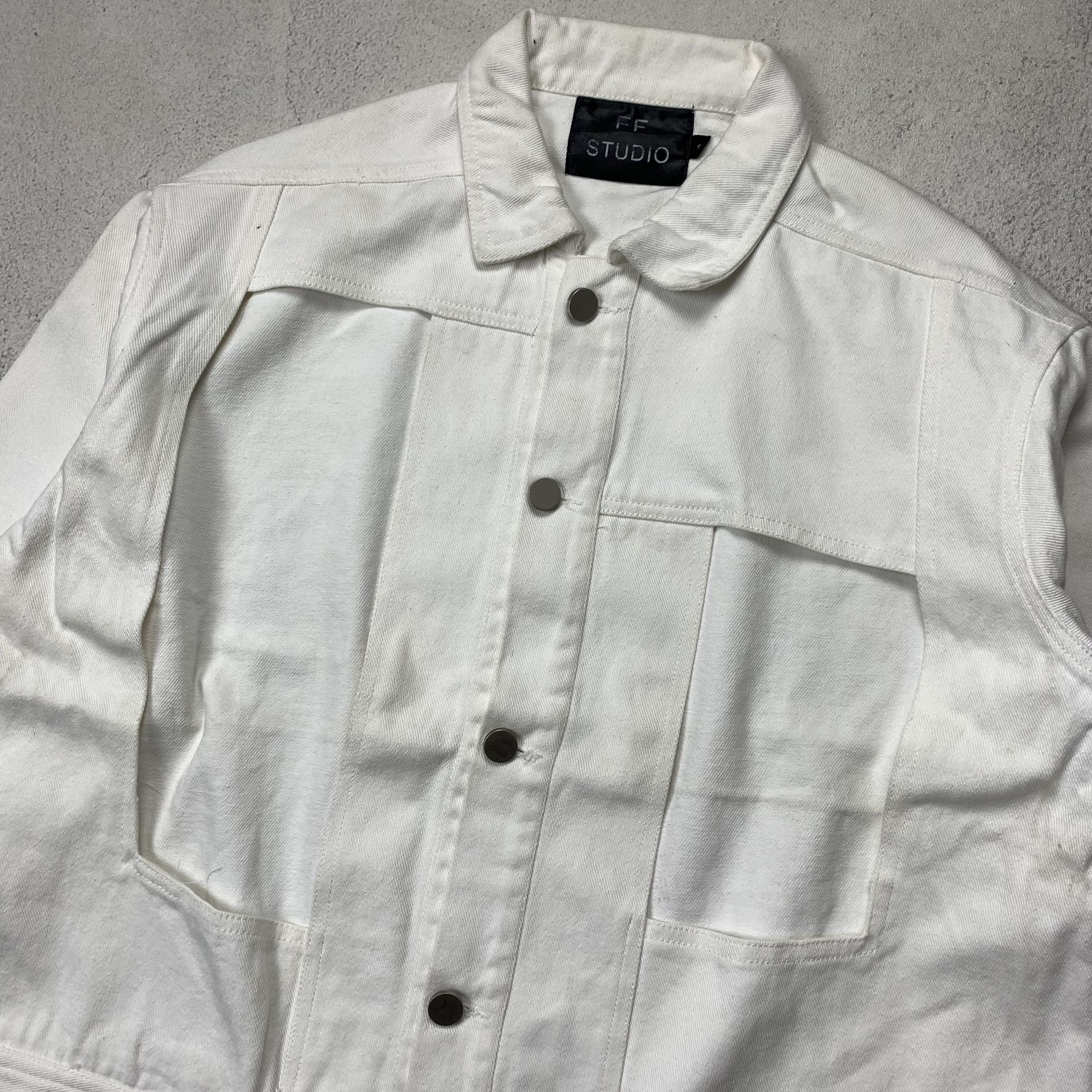 Japanese Brand FF Studio Trucker Jacket Japanese Brand Size US S / EU 44-46 / 1 - 2 Thumbnail