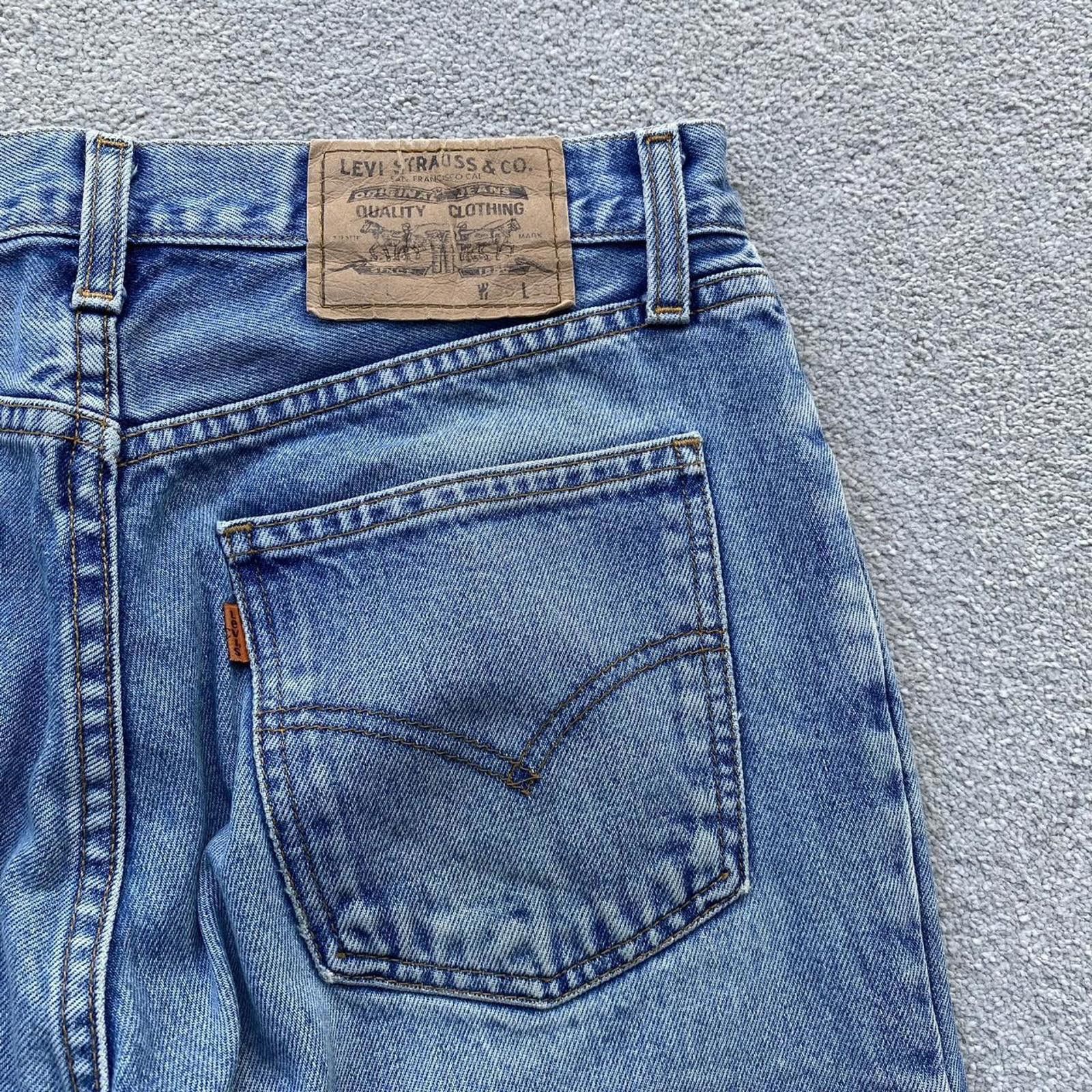 Levi's Vintage Levis 891 Orange Tab Jeans Size US 30 / EU 46 - 3 Thumbnail