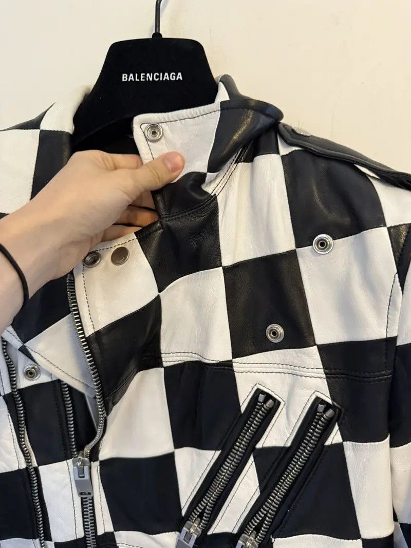 Saint Laurent Paris Saint laurent SS14 checkered damier multi zip jacket hedi Size US M / EU 48-50 / 2 - 3 Thumbnail