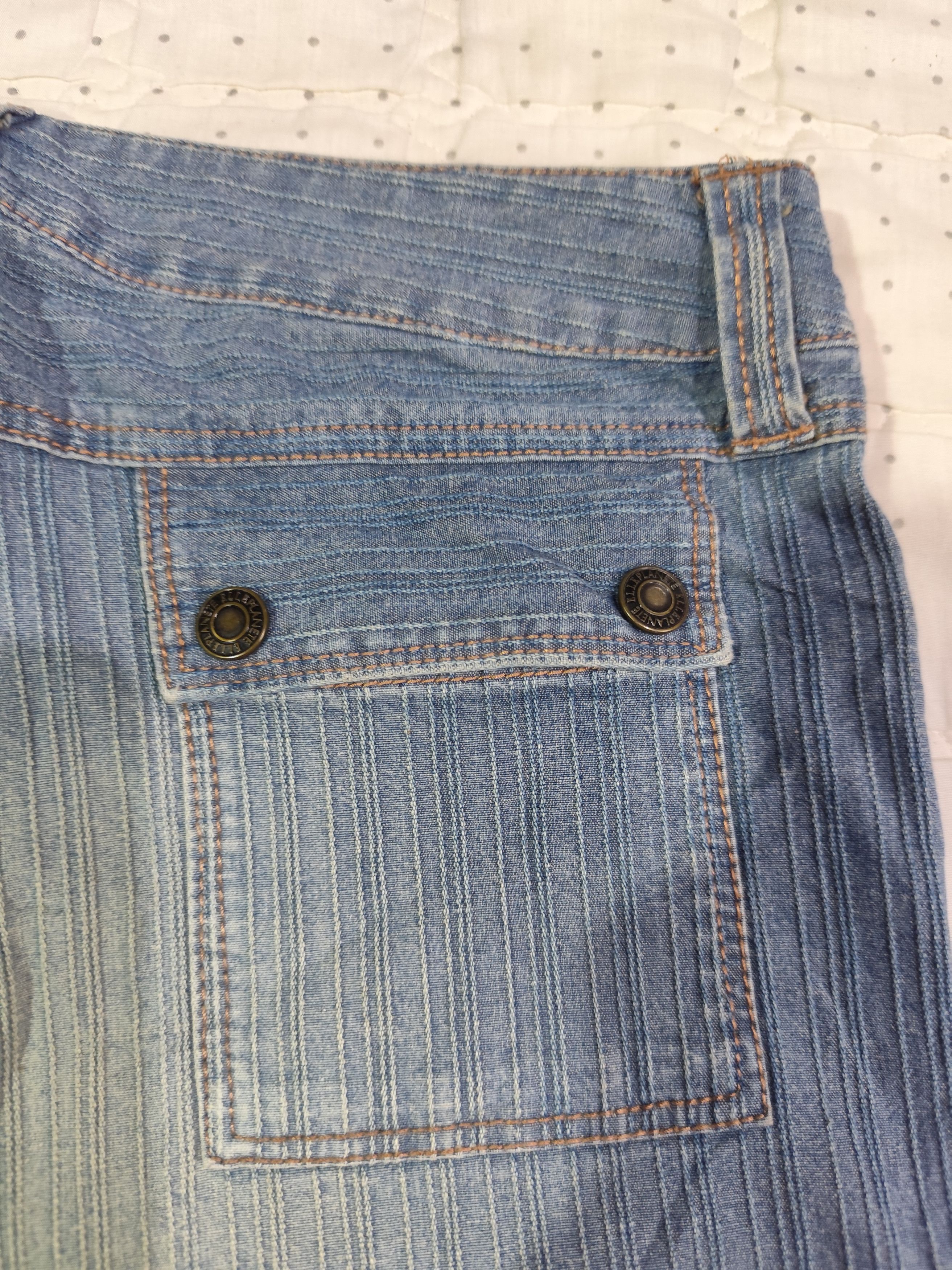 Issey Miyake × Japanese Brand Vintage Elle Planete Flare Denim J024 Size 30" / US 8 / IT 44 - 14 Thumbnail