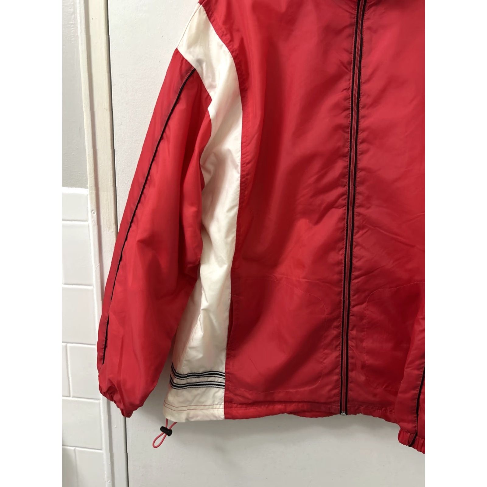 Wilson Wilson Jacket Mens M Red White Full Zip Lightweight Windbreaker Pockets Tennis Size US M / EU 48-50 / 2 - 5 Thumbnail