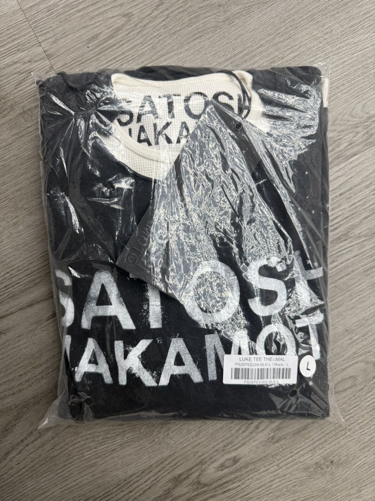 Satoshi Nakamoto Luke Tee Thermal Black Size US L / EU 52-54 / 3 - 1 Thumbnail
