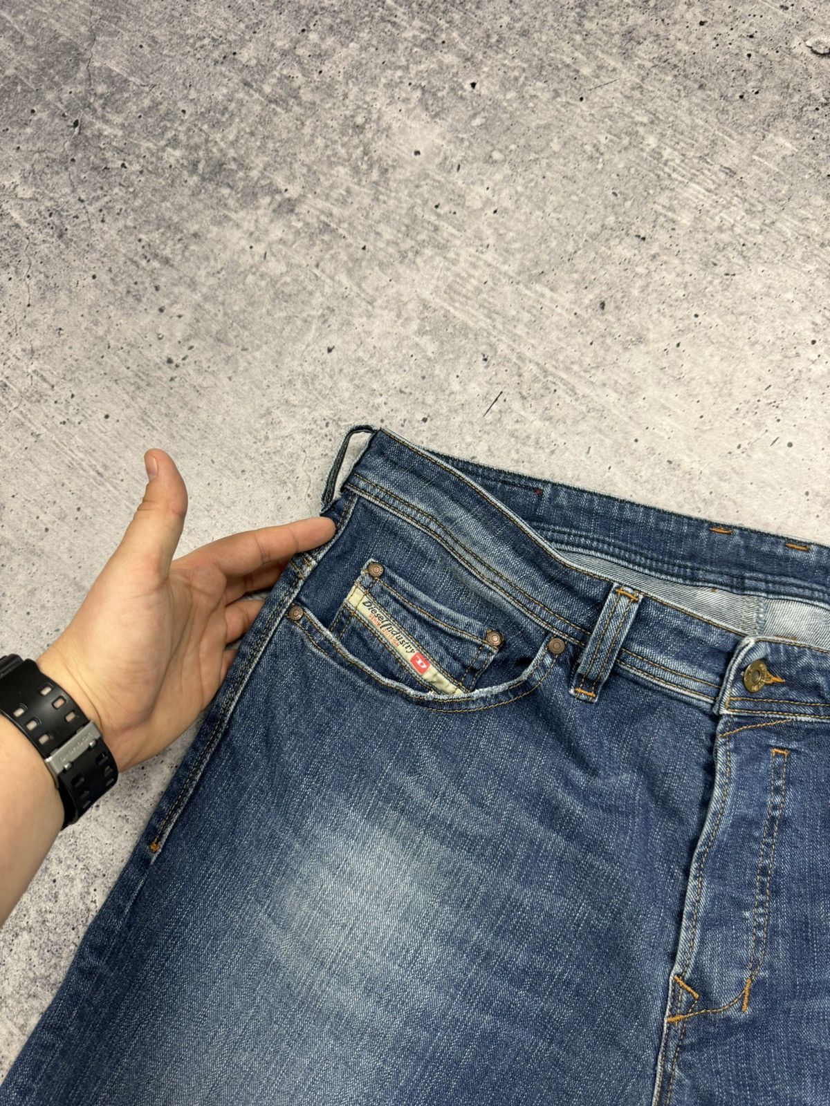 Diesel Vintage Diesel 90’s Y2K Style Blue Stonewashed Jeans Pants Size US 36 / EU 52 - 10 Thumbnail
