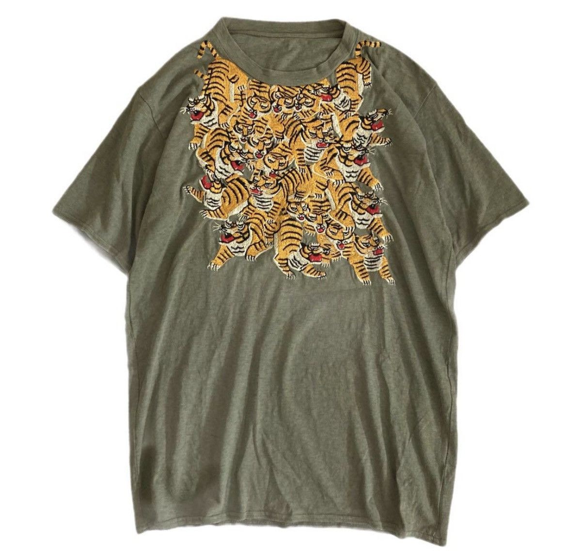 Kapital Kapital Hyakucho Tiger Souvenir Embroidered T-Shirt Size US M / EU 48-50 / 2 - 1 Thumbnail