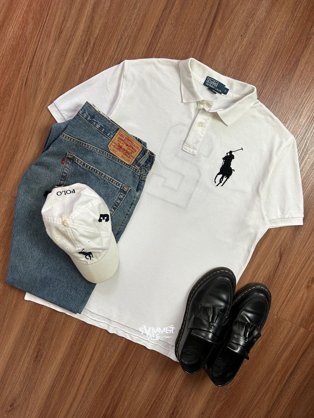 Polo Ralph Lauren × Ralph Lauren 🐎Polo Shirt by Ralph Lauren Big Logo Embroidery Back Size US L / EU 52-54 / 3 - 3 Thumbnail
