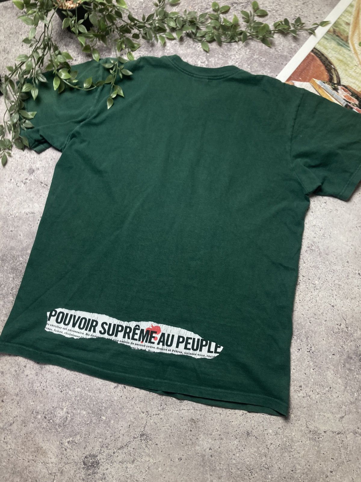 Supreme Supreme Headline POUVOIR T-Shirt Tee Size US M / EU 48-50 / 2 - 3 Thumbnail