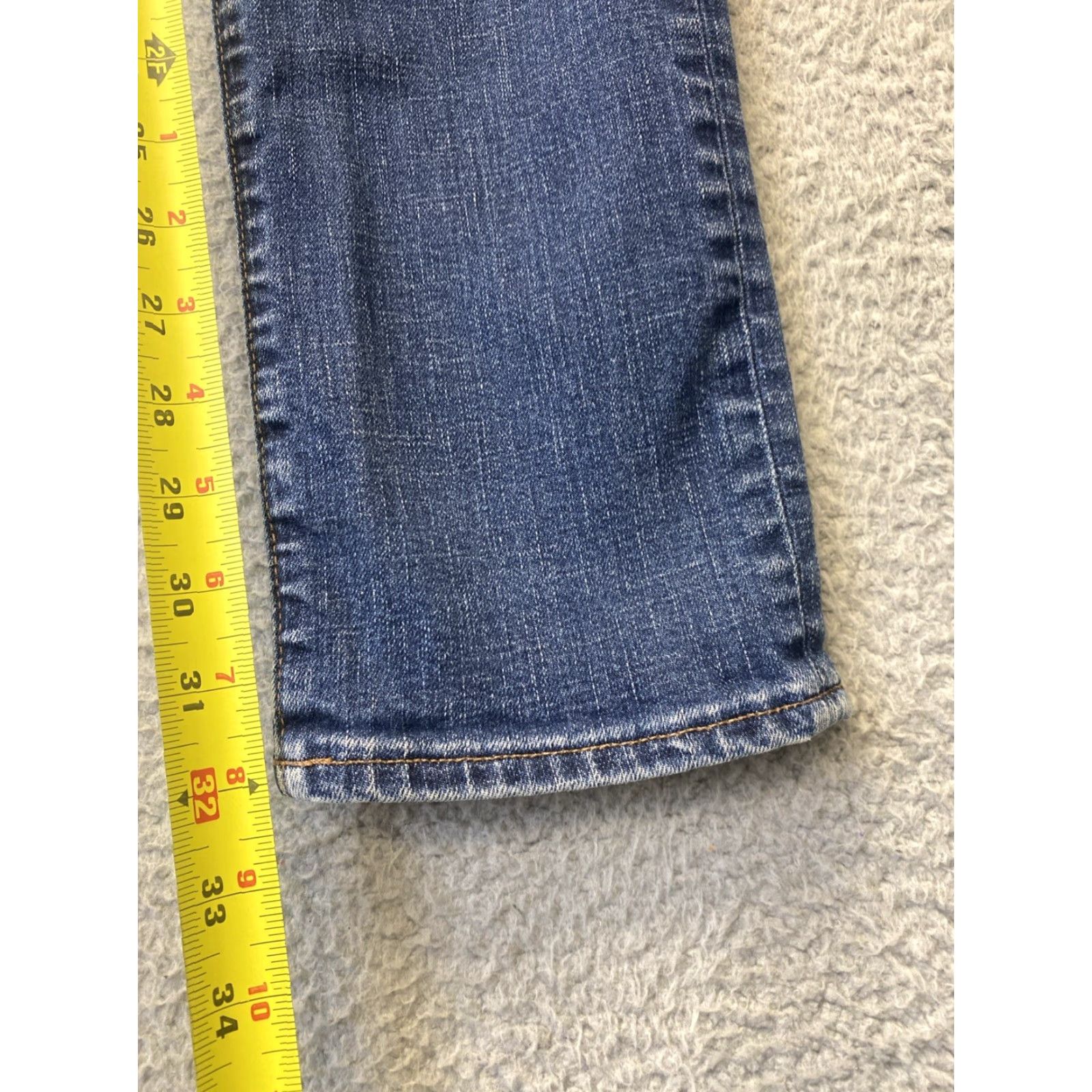 Gap GAP Slim Fit Jeans Mens 29X32 Light Wash Blue Straight Denim USA Size US 29 - 5 Thumbnail