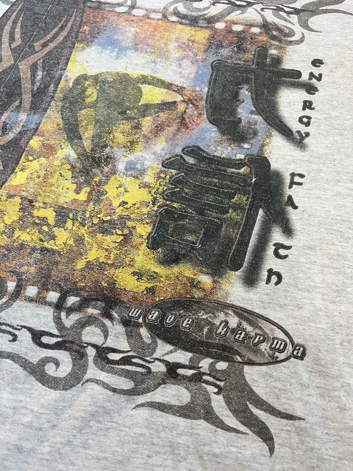 Vintage Vintage Energy Faith Collection Wave Karma 00’s surf Tshirt Size US XL / EU 56 / 4 - 6 Thumbnail