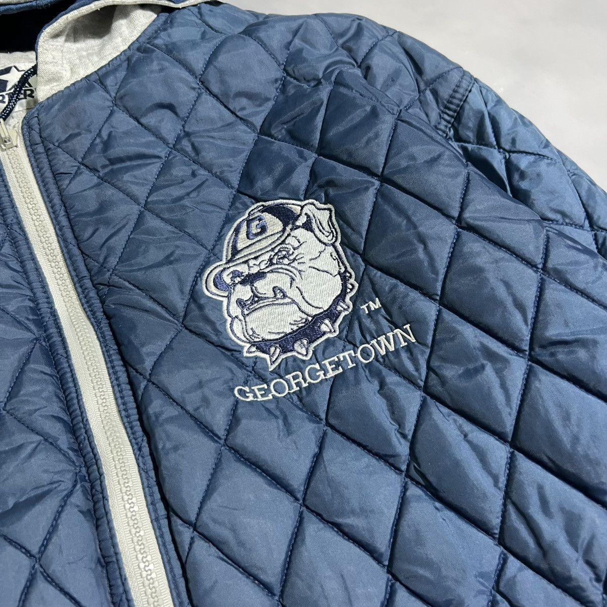 Starter Vintage Y2K Starter Georgetown Reversible Bomber Streetwear Size US L / EU 52-54 / 3 - 10 Thumbnail