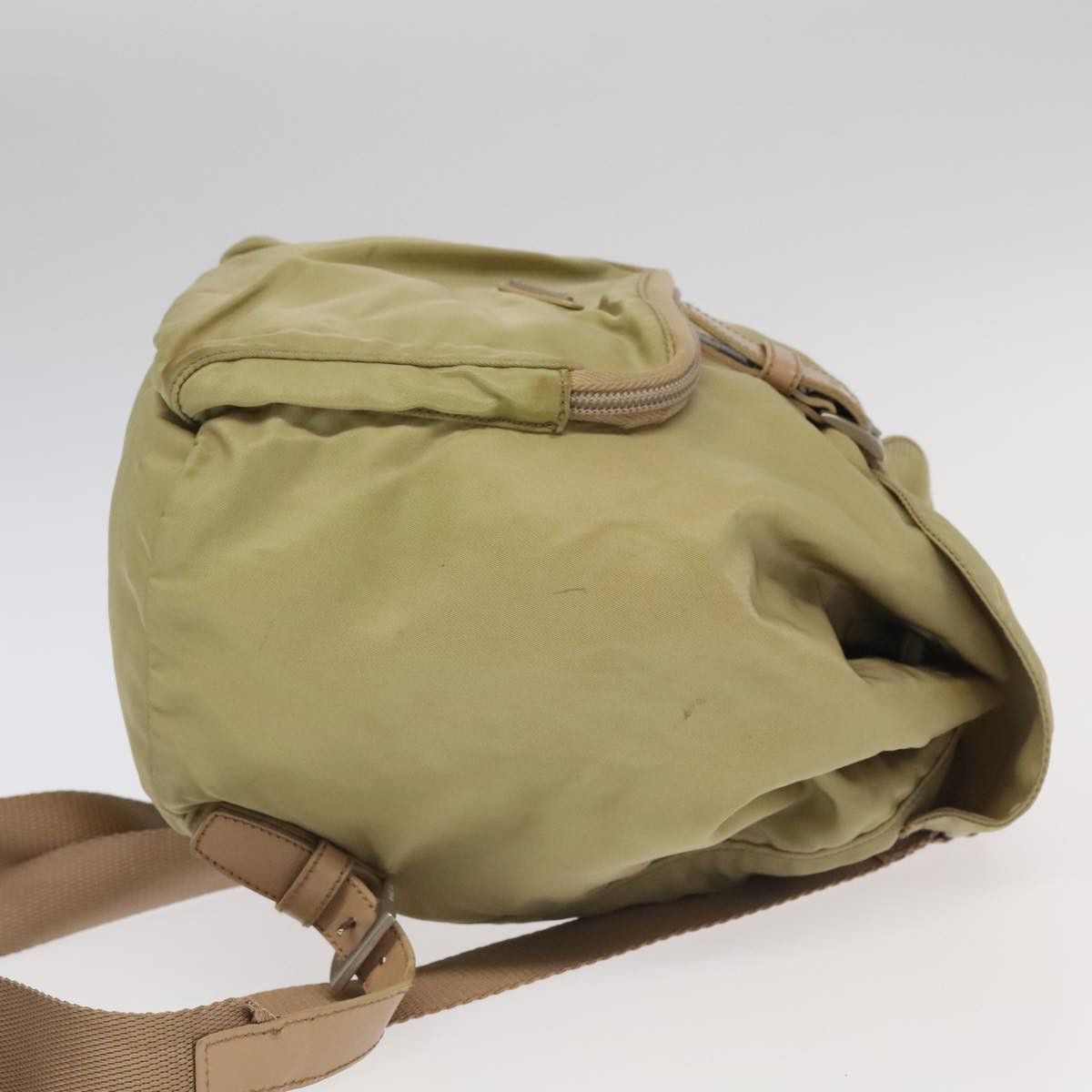 Prada PRADA Backpack Nylon Khaki Silver Size ONE SIZE - 4 Thumbnail