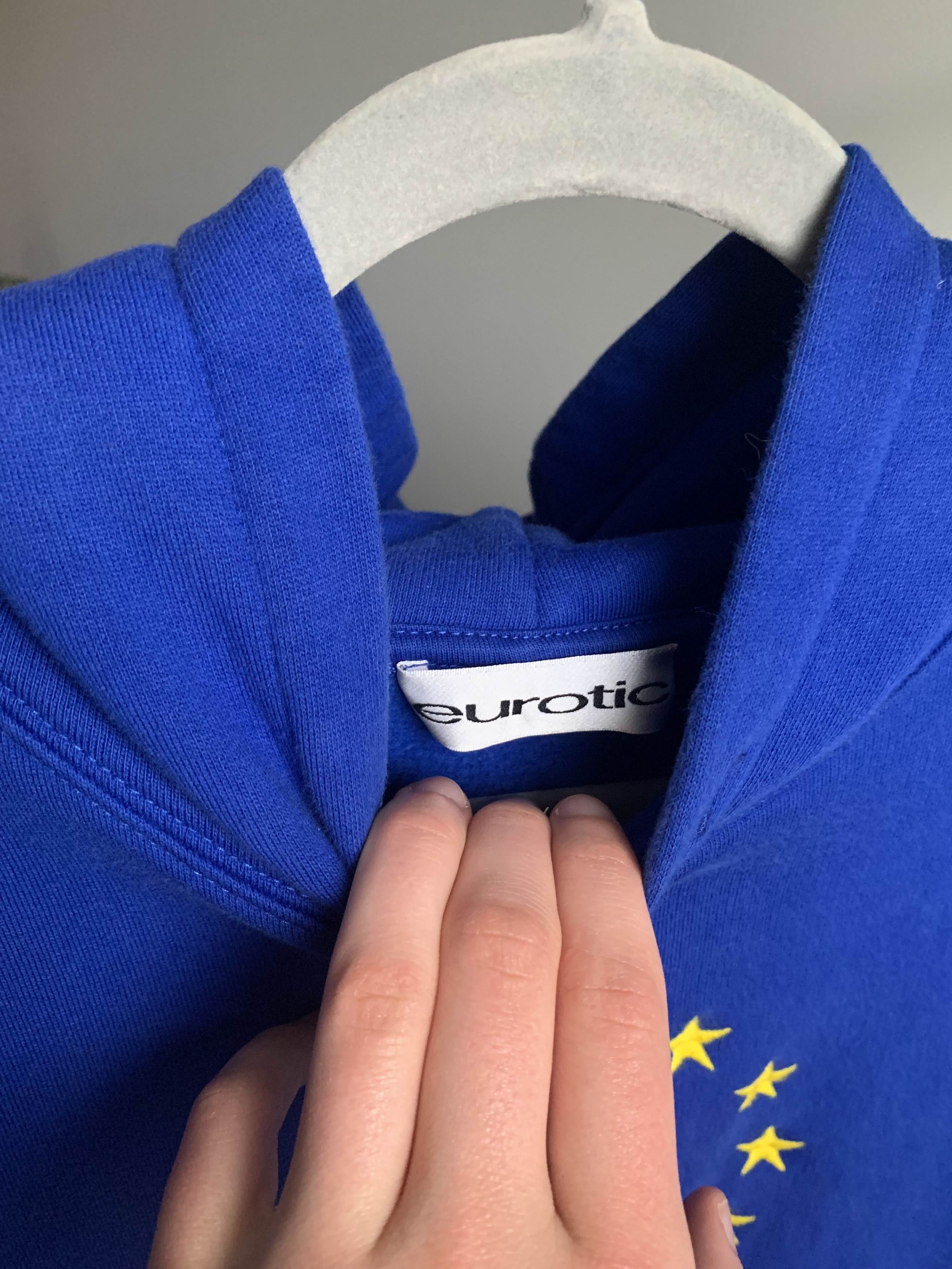 Designer Eurotic EU logo hoodie Size US S / EU 44-46 / 1 - 3 Thumbnail