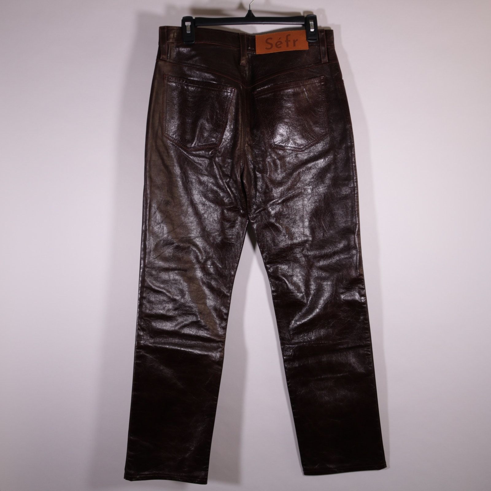Sefr Séfr Eito Calf Leather Pants Medium Brand New Sefr Size US 32 / EU 48 - 4 Thumbnail