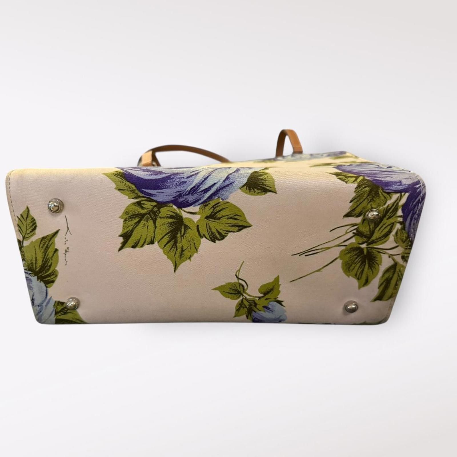 Kate Spade Kate Spade Sam Blue Cabbage Rose Shoulder Bag Size ONE SIZE - 3 Thumbnail
