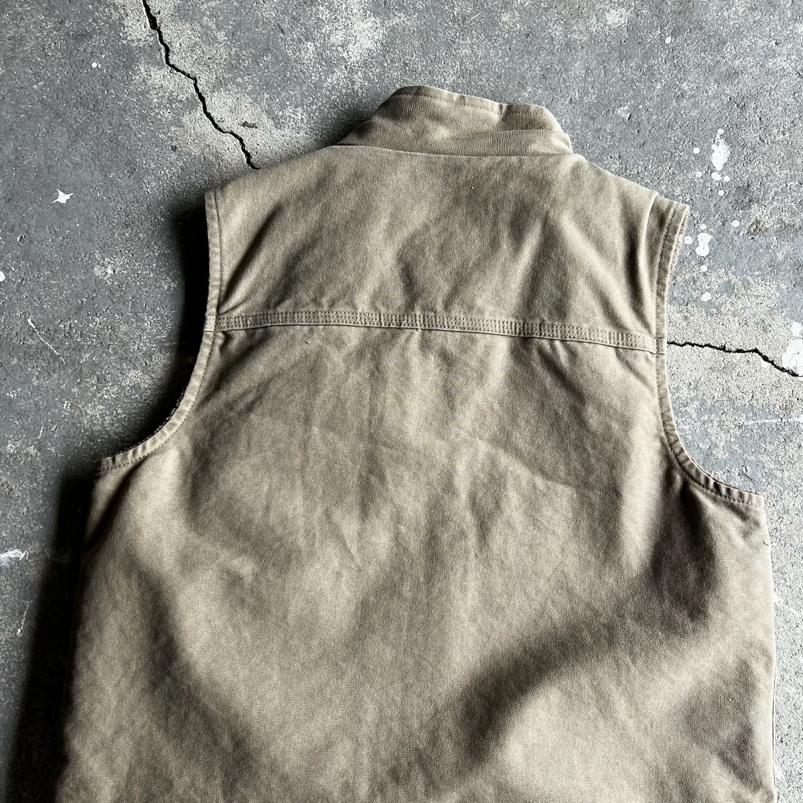 Carhartt × Vintage Carhartt V33 light brown work wear vest Size US M / EU 48-50 / 2 - 5 Thumbnail