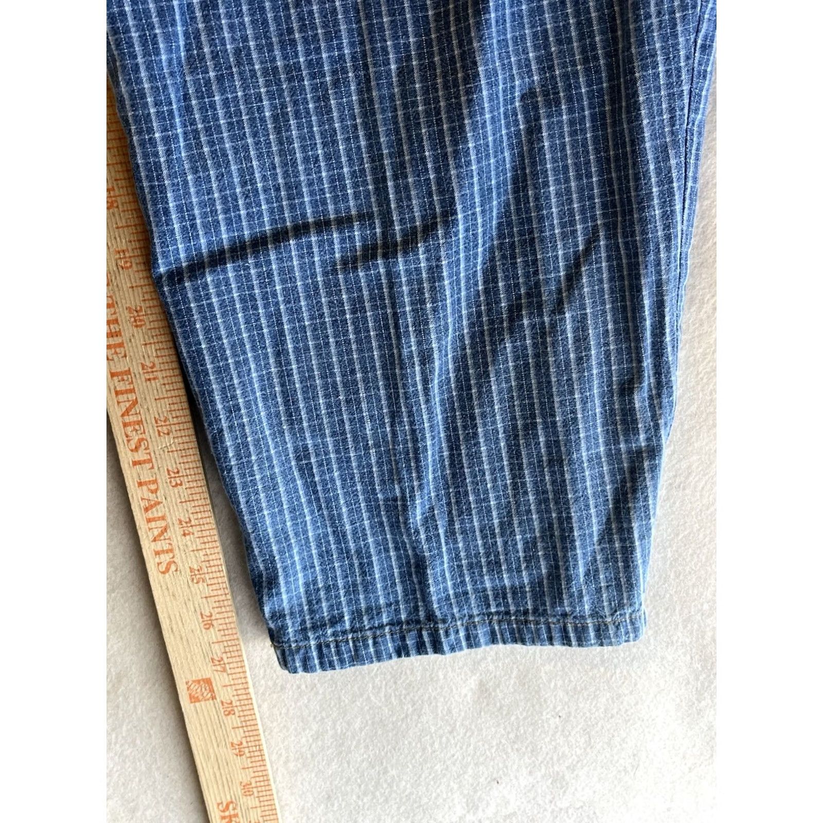 Vintage Teddi Pajama Pants Plaid Blue Women’s Size 16 Sleepwear Bottoms, Regular, Womens Size 38" / US 16 / IT 52 - 5 Thumbnail
