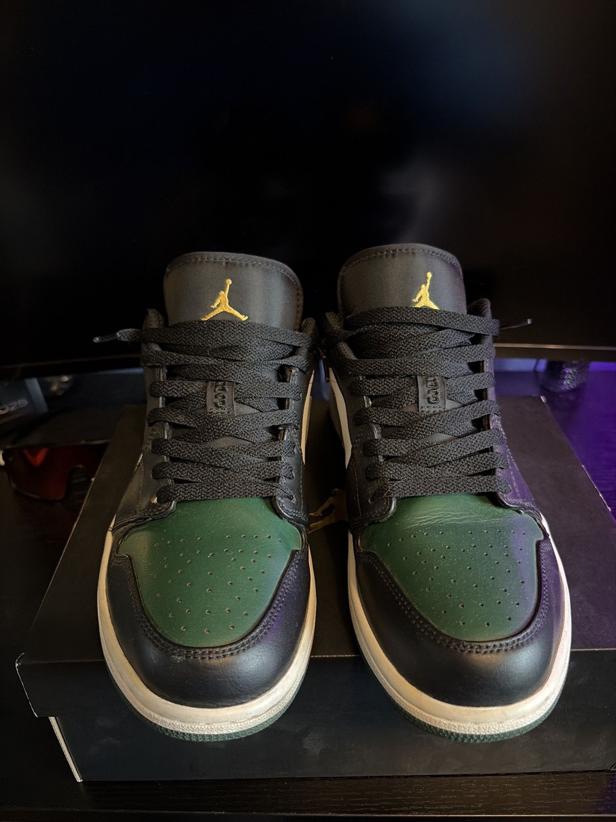 Jordan Brand Jordan 1 low green toe Size US 10.5 / EU 43-44 - 5 Thumbnail