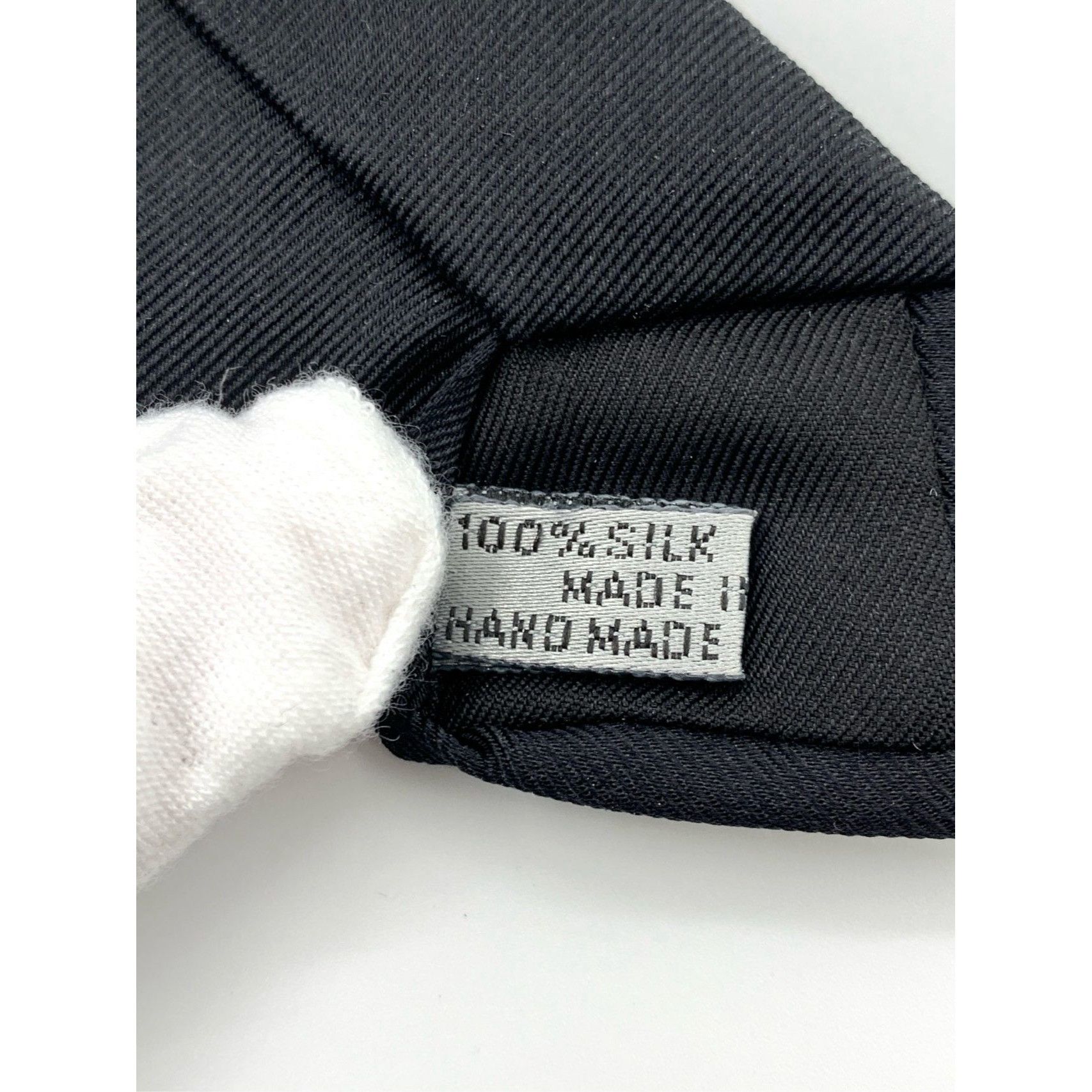 Dior Christian Dior Black Silk Mens Tie Classic Design 150cm Size ONE SIZE - 8 Thumbnail