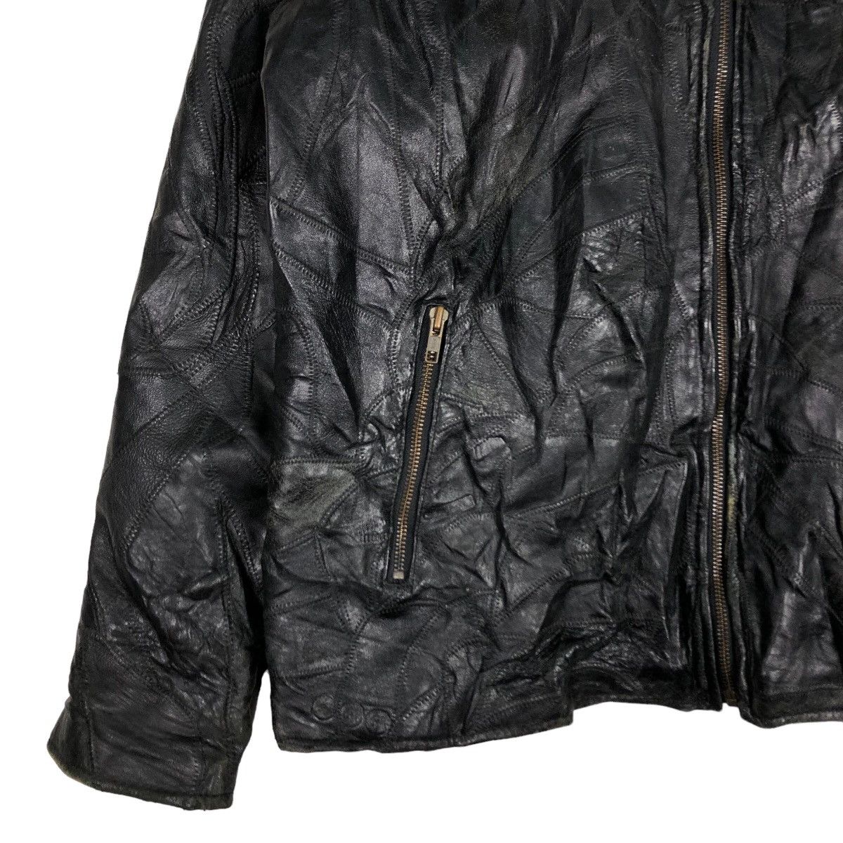 Japanese Brand 🔥Vintage Biker Genuine Leather Jacket Progress Uomo Japan Size US L / EU 52-54 / 3 - 4 Thumbnail