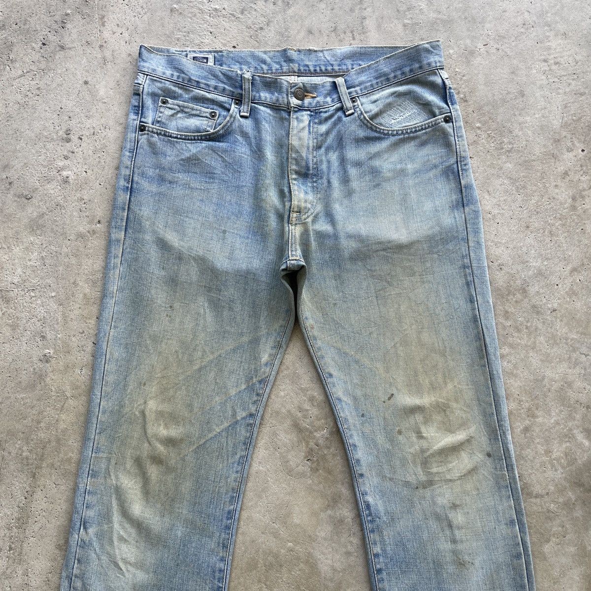 Edwin × Jean × Vintage W34💥 Rusty Wash Edwin Vintage Faded Jeans Denim Pants Size US 34 / EU 50 - 3 Thumbnail