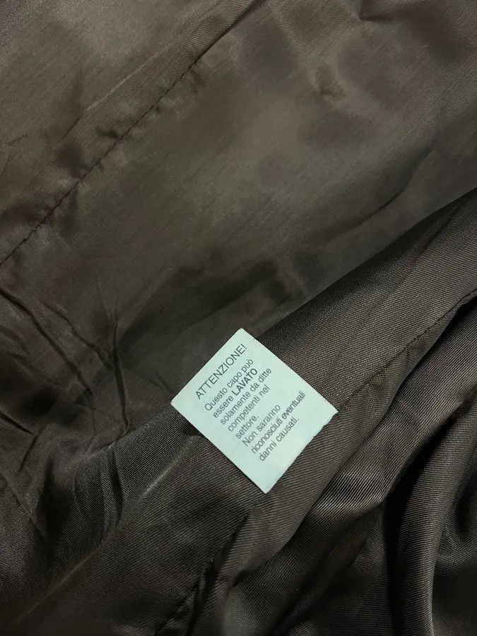 Vintage 1990s Massimo Rebecchi Textured Brown Leather Blazer Jacket Size US S / EU 44-46 / 1 - 10 Thumbnail