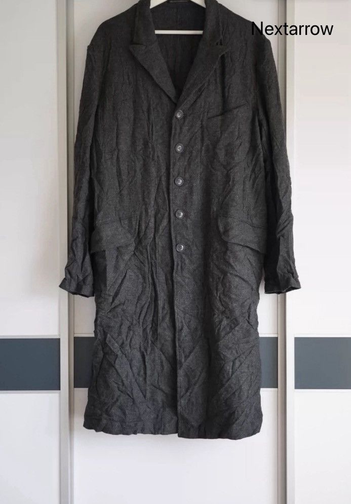 Yohji Yamamoto 16aw Old Grey Wool Coat 2412-Nextarrow