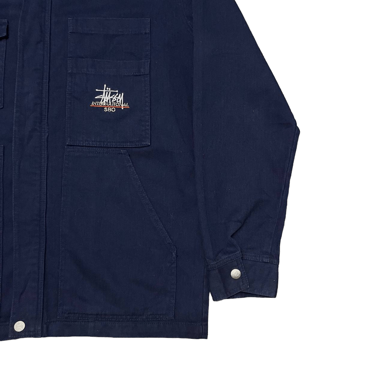 Stussy Vintage Stussy International S80 Zipper Chore Jacket Size US L / EU 52-54 / 3 - 4 Thumbnail