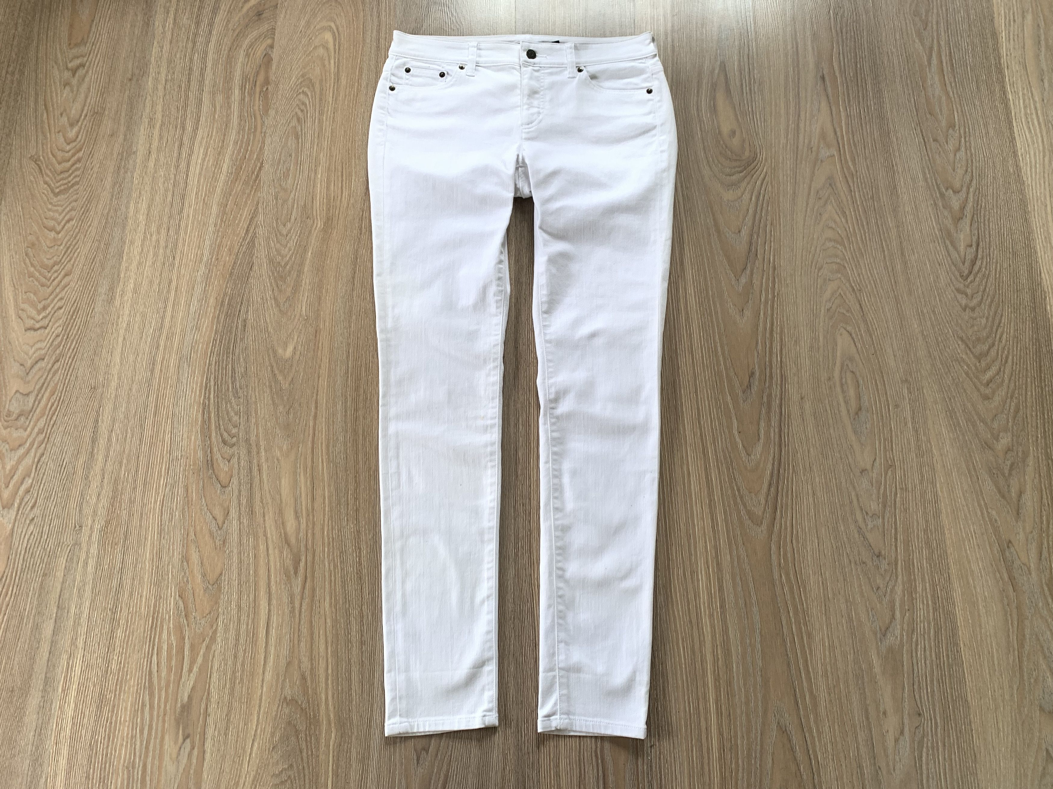 Lauren Ralph Lauren Lauren Ralph Lauren White Slim Jeans Size 31" - 2 Thumbnail