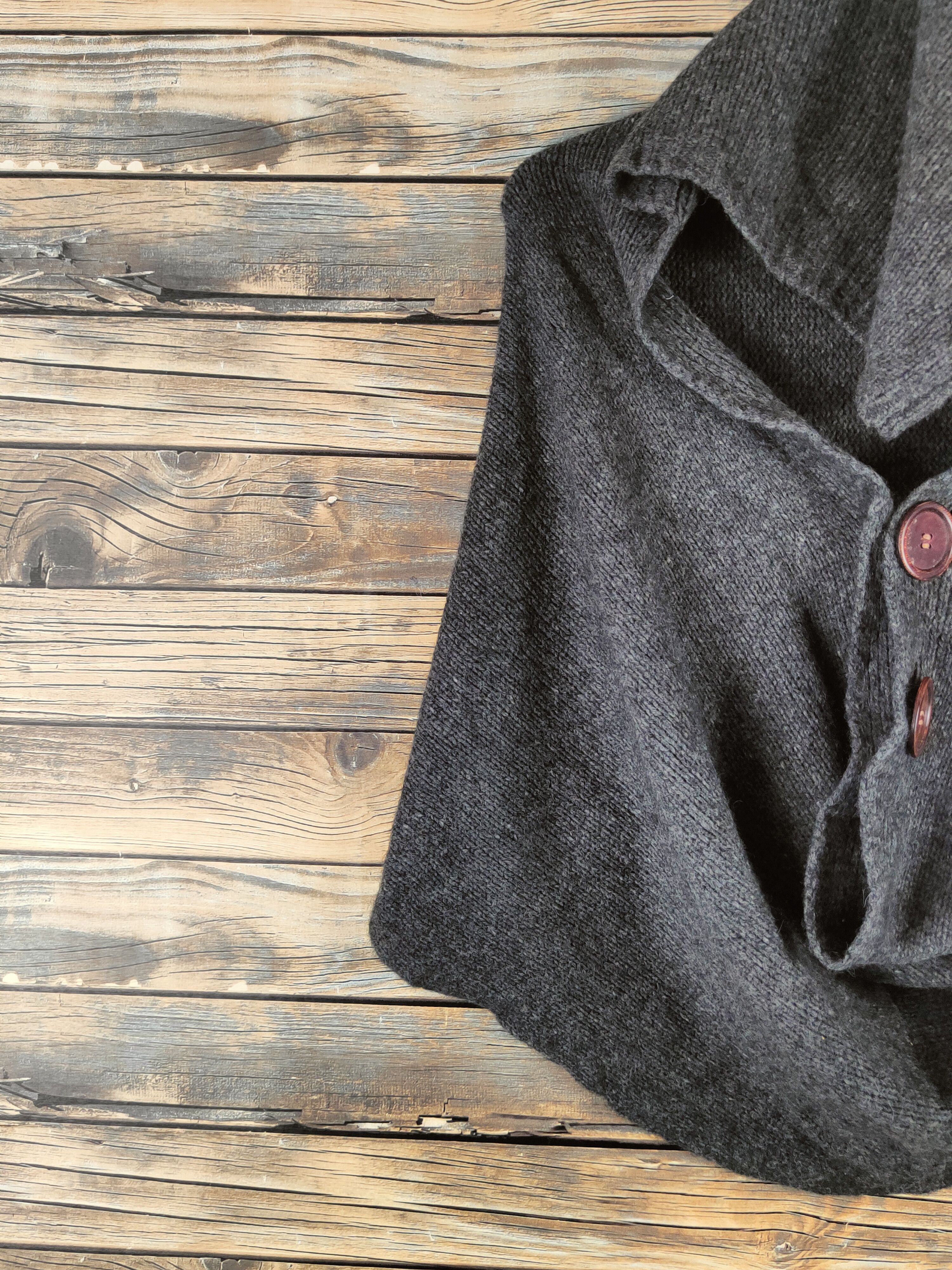 Sunao Kuwahara DL Sunao Kuwahara Black Knitwear Hoodie Crop Tops #46-390 Size M / US 6-8 / IT 42-44 - 3 Thumbnail