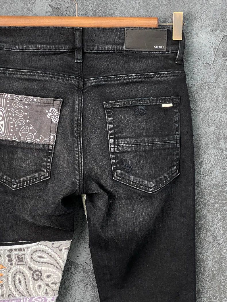 Amiri Amiri Patchwork distressed jeans Size US 29 - 7 Thumbnail