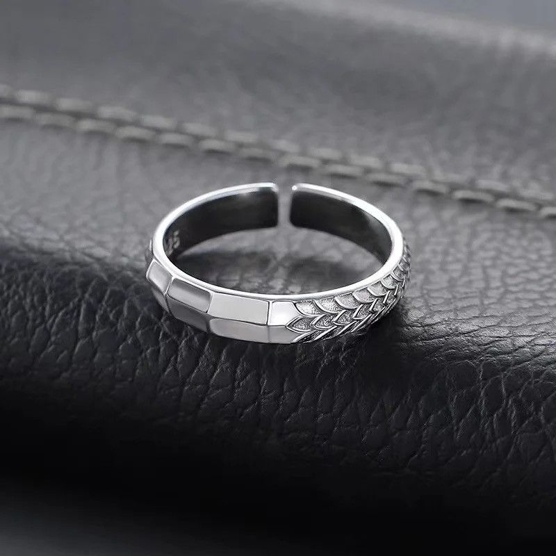 Jewelry × Vintage Vintage Creative Dragon Scale Ring Size ONE SIZE - 2 Thumbnail