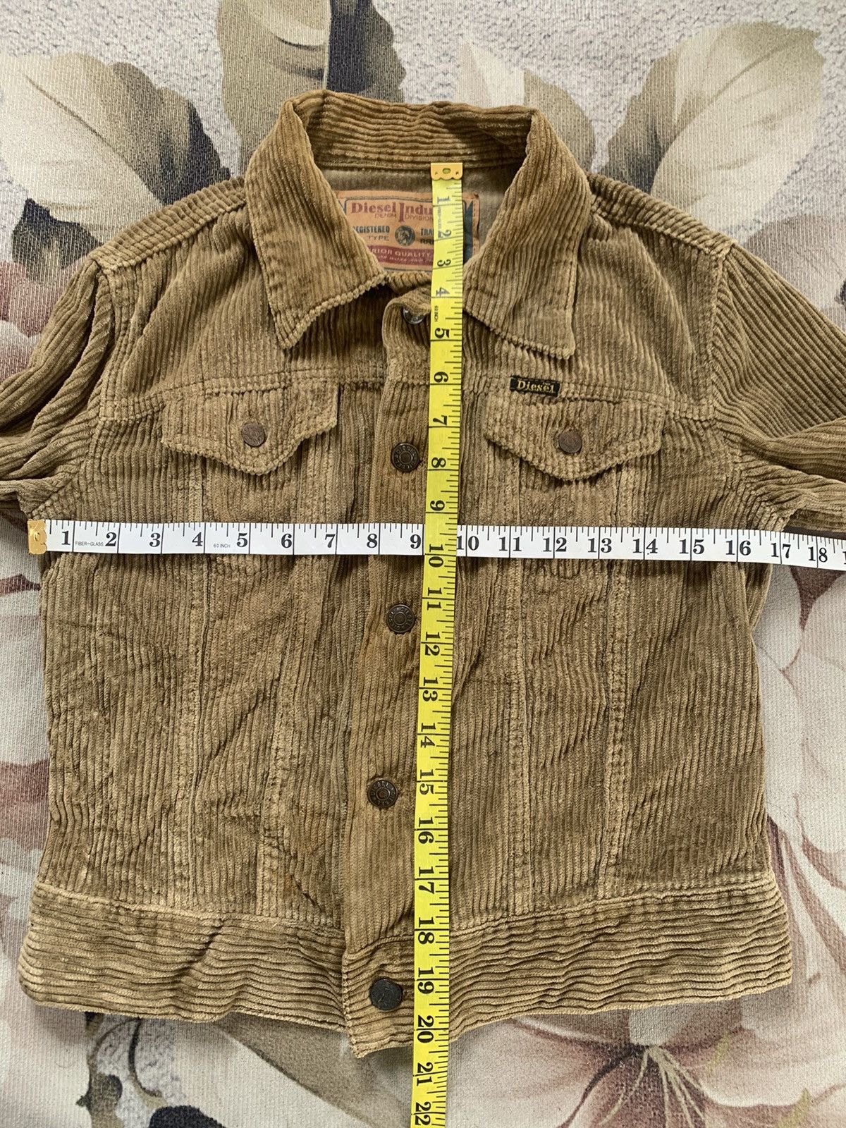 Diesel Diesel Industry Corduroy Crop Style Jacket Made in Italy Size US S / EU 44-46 / 1 - 10 Thumbnail