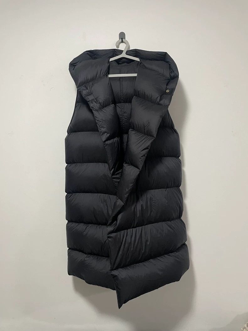 Rick Owens Rick Owens18FW Strap Hooded Down Vest 2502-Nextarrow Size 48R - 2 Thumbnail