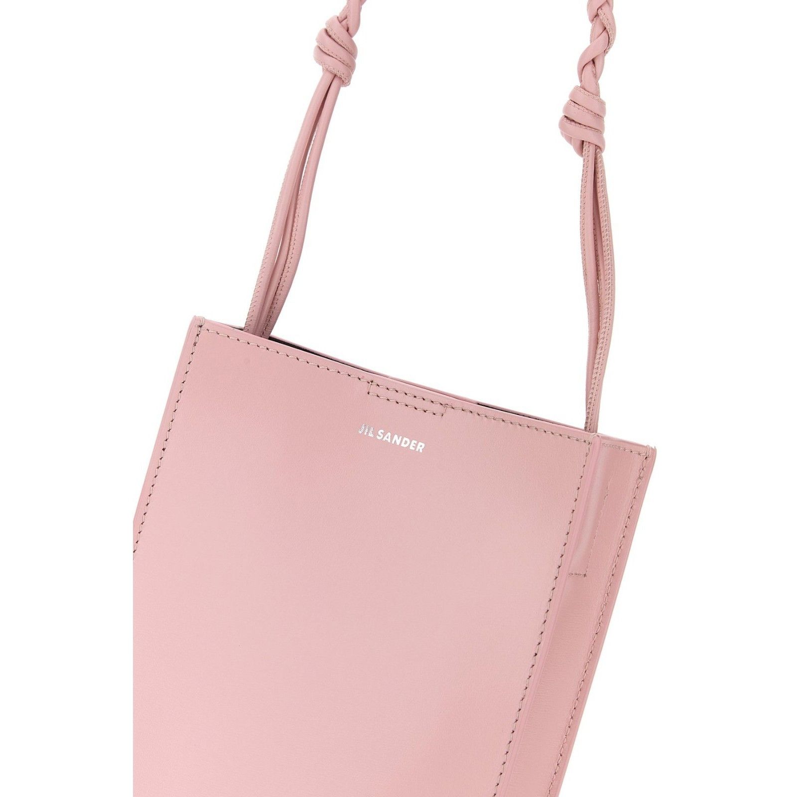 Jil Sander JIL SANDER Tangle Small Pink Leather Shoulder Bag New Size ONE SIZE - 4 Thumbnail