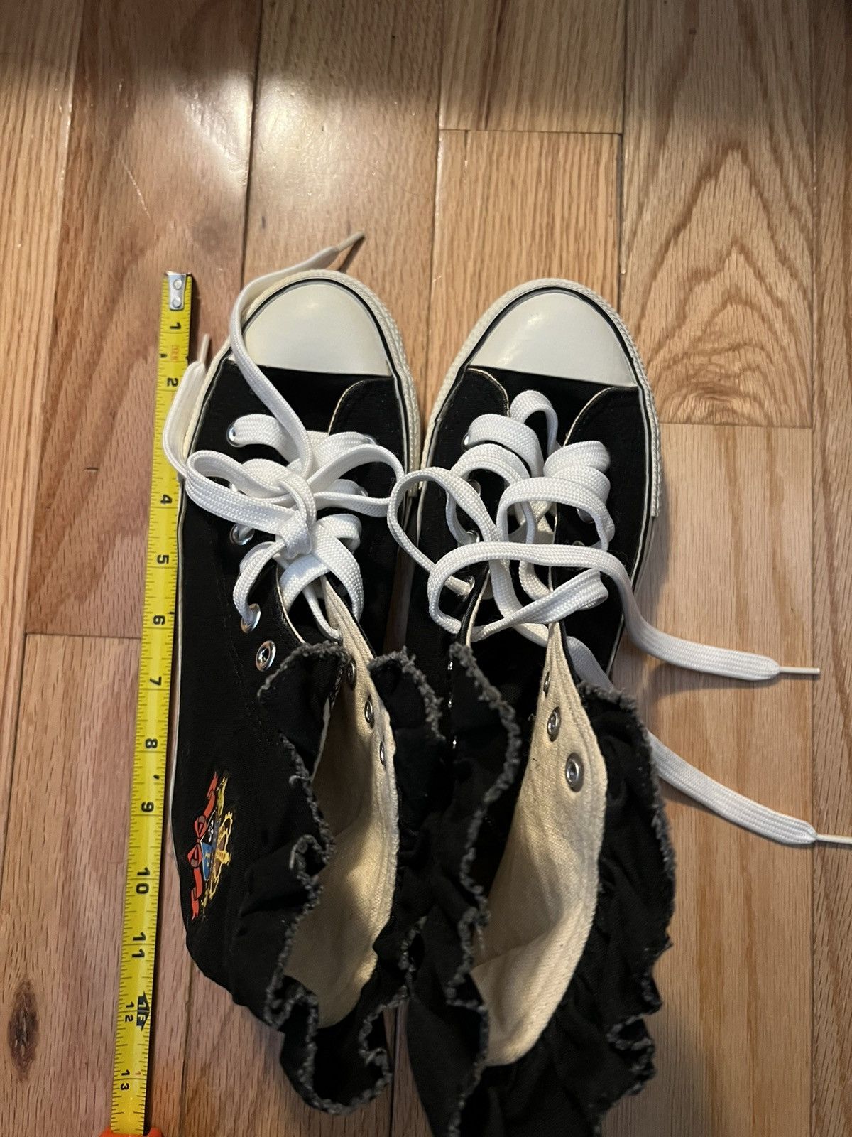 Japanese Brand Alice and the Pirates 2007 Frill Sneakers Size US 6.5 / EU 39-40 - 2 Thumbnail