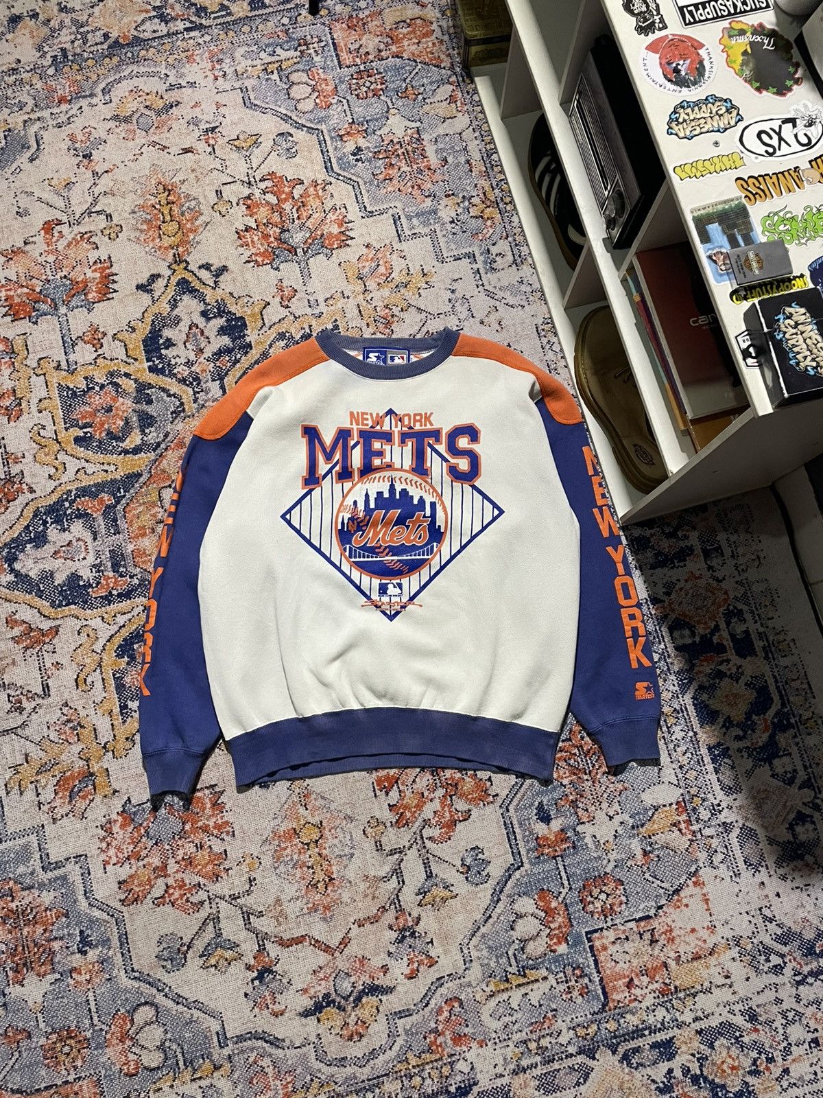 Starter Vintage Crewneck Starter ⓒ1992 MLB New York Mets • SSOOLLDD Size US L / EU 52-54 / 3 - 1 Thumbnail