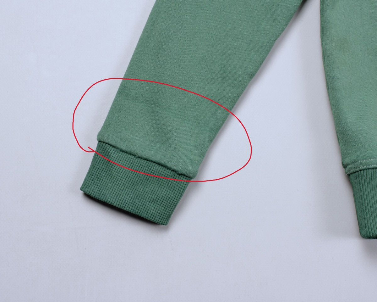 Burberry × Designer BURBERRY London England Big Logo Green Cotton Sweatshirt Size US XS / EU 42 / 0 - 6 Thumbnail
