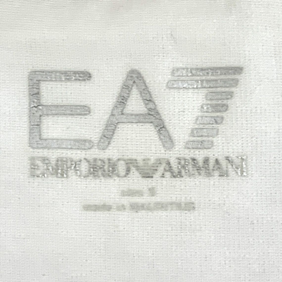 Armani Armani White Logo Print Cotton Short Sleeve T-Shirt K26WX Size US S / EU 44-46 / 1 - 5 Thumbnail
