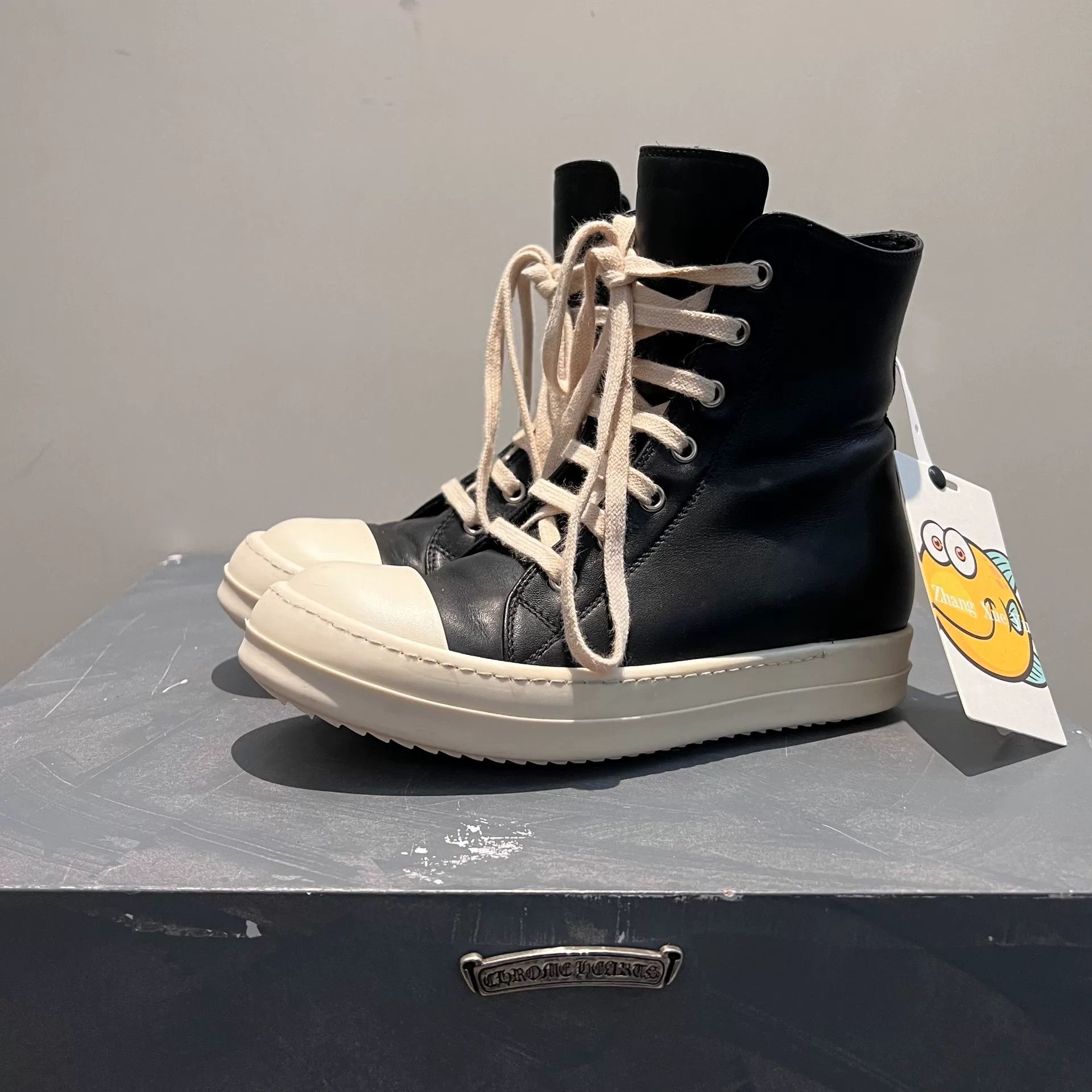 Rick Owens Rick Owens Classic High-Top Sneakers Size US 5 / EU 37 - 1 Thumbnail