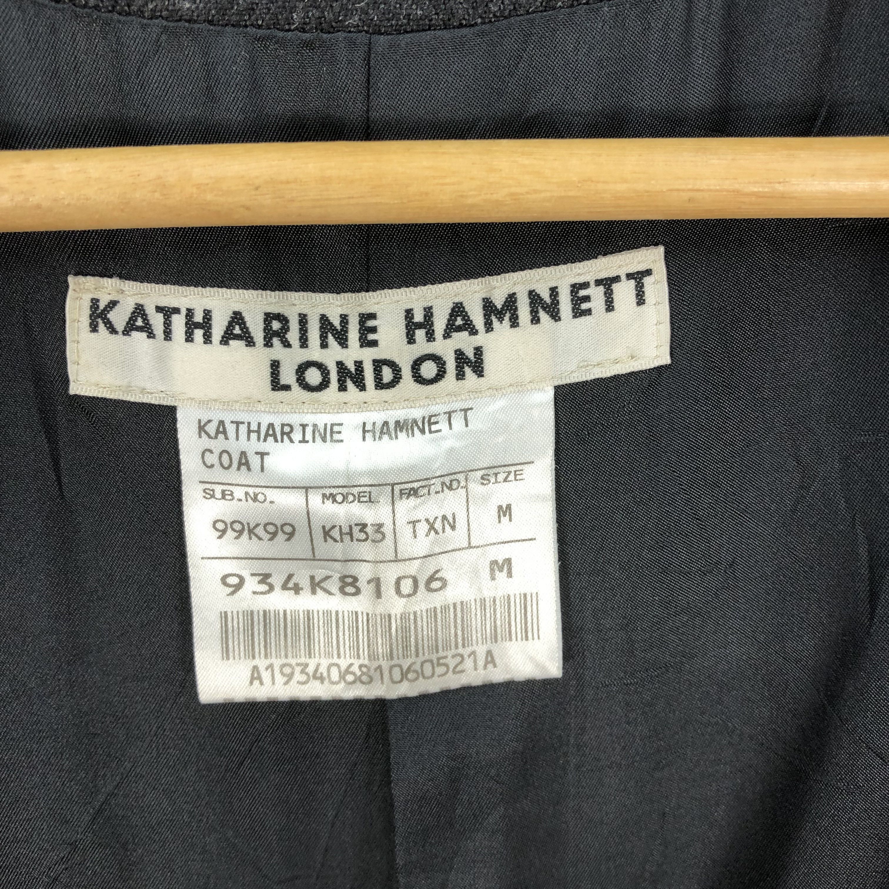 Katharine Hamnett London × Vintage Vintage 90s Katherine Hamnett Long Trench Jackets Size M / US 6-8 / IT 42-44 - 5 Thumbnail