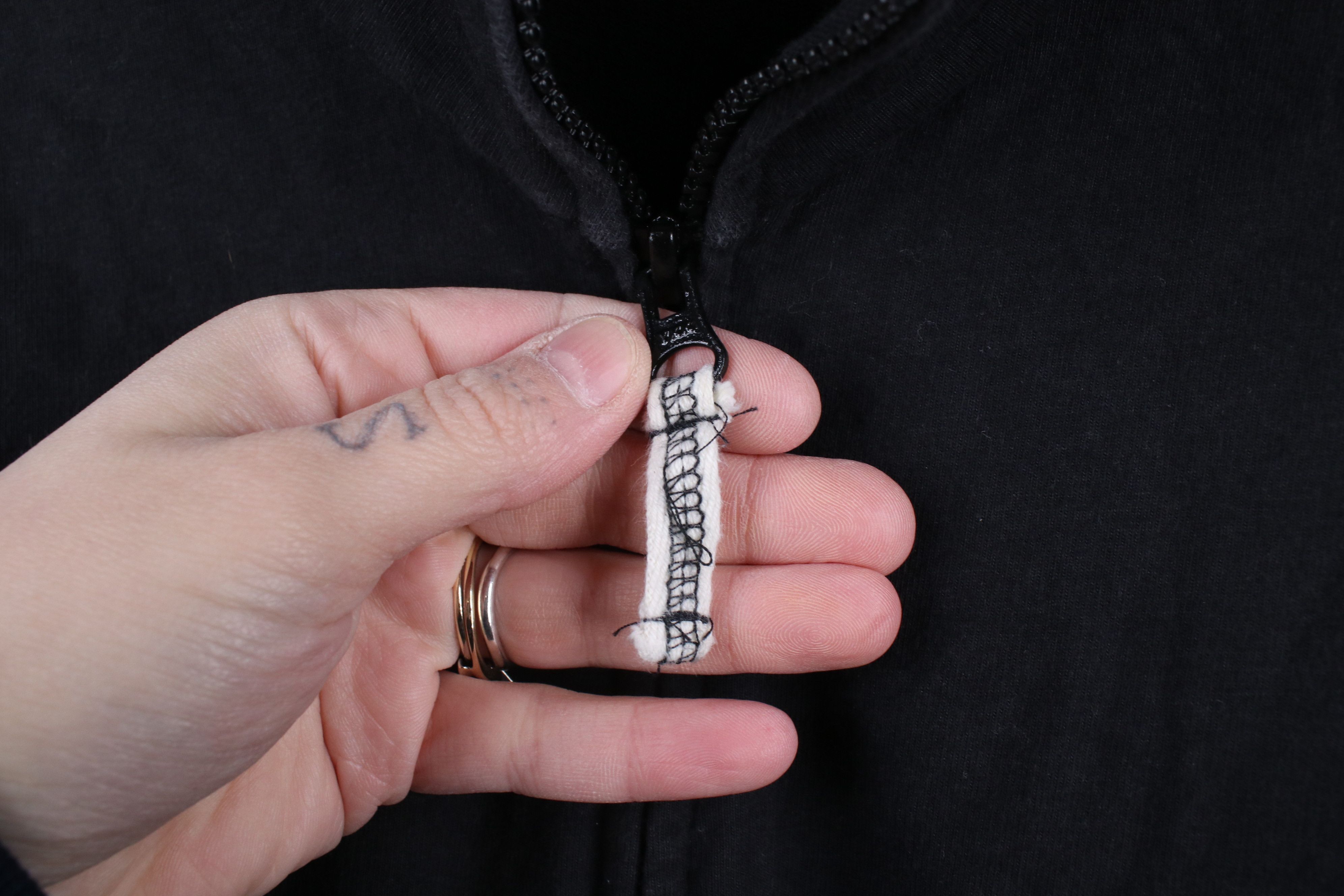 Carhartt × Vintage Vintage Y2K Carhartt Spell Out Script Full Zip Jacket Black Size XXL / US 16-18 / IT 52-54 - 10 Thumbnail