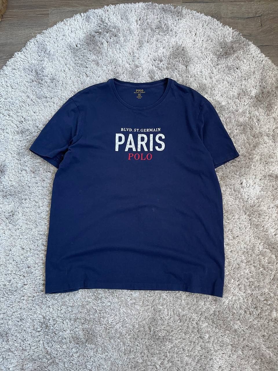 Polo Ralph Lauren × Streetwear × Vintage vintage rare big logo polo ralph lauren big logo paris Size US XL / EU 56 / 4 - 2 Thumbnail